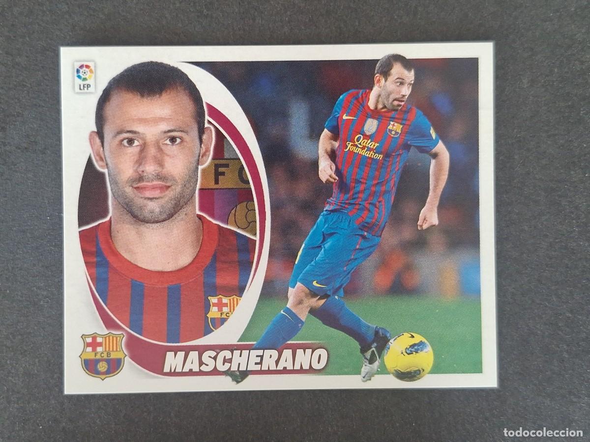 Cromos de Futebol: MASCHERANO F. C. BARCELONA LIGA ESTE 2012 2013 12 13 NUNCA PEGADO SIN PEGAR