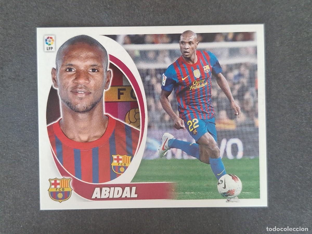 Cromos de Futebol: ABIDAL F. C. BARCELONA LIGA ESTE 2012 2013 12 13 NUNCA PEGADO SIN PEGAR