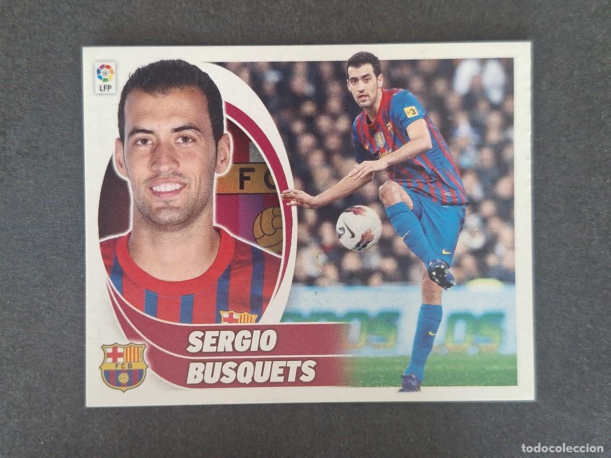 Cromos de Futebol: SERGIO BUSQUETS F. C. BARCELONA LIGA ESTE 2012 2013 12 13 NUNCA PEGADO SIN PEGAR