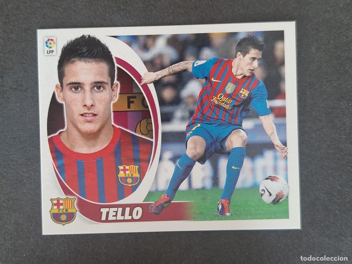 Cromos de Futebol: TELLO F. C. BARCELONA LIGA ESTE 2012 2013 12 13 NUNCA PEGADO SIN PEGAR