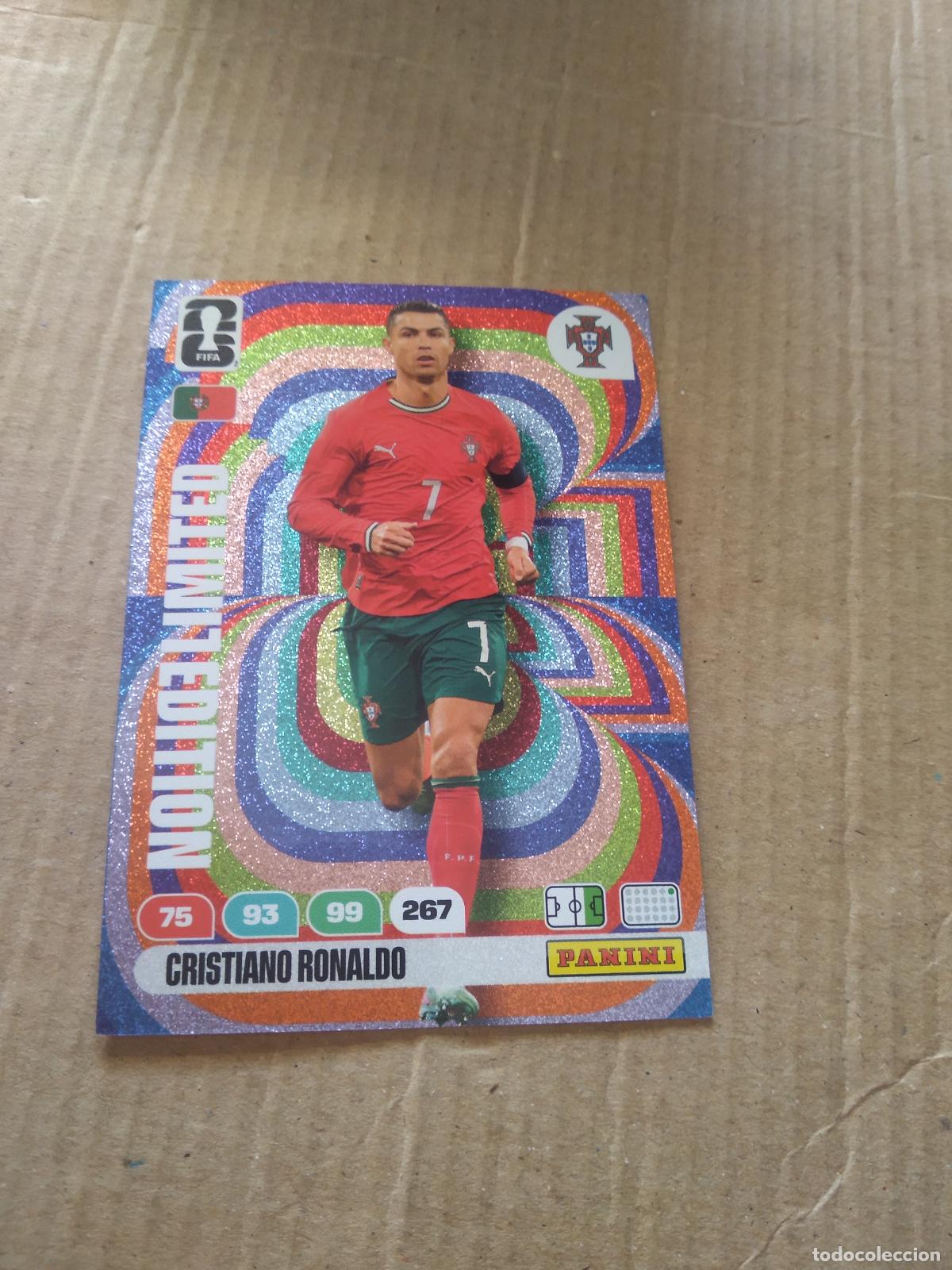 Cromos de f&uacute;tbol: CRISTIANO RONALDO PORTUGAL EDICION LIMITADA CROMO FUTBOL PANINI ADRENALYN MUNDIAL 2026 WORLD CUP