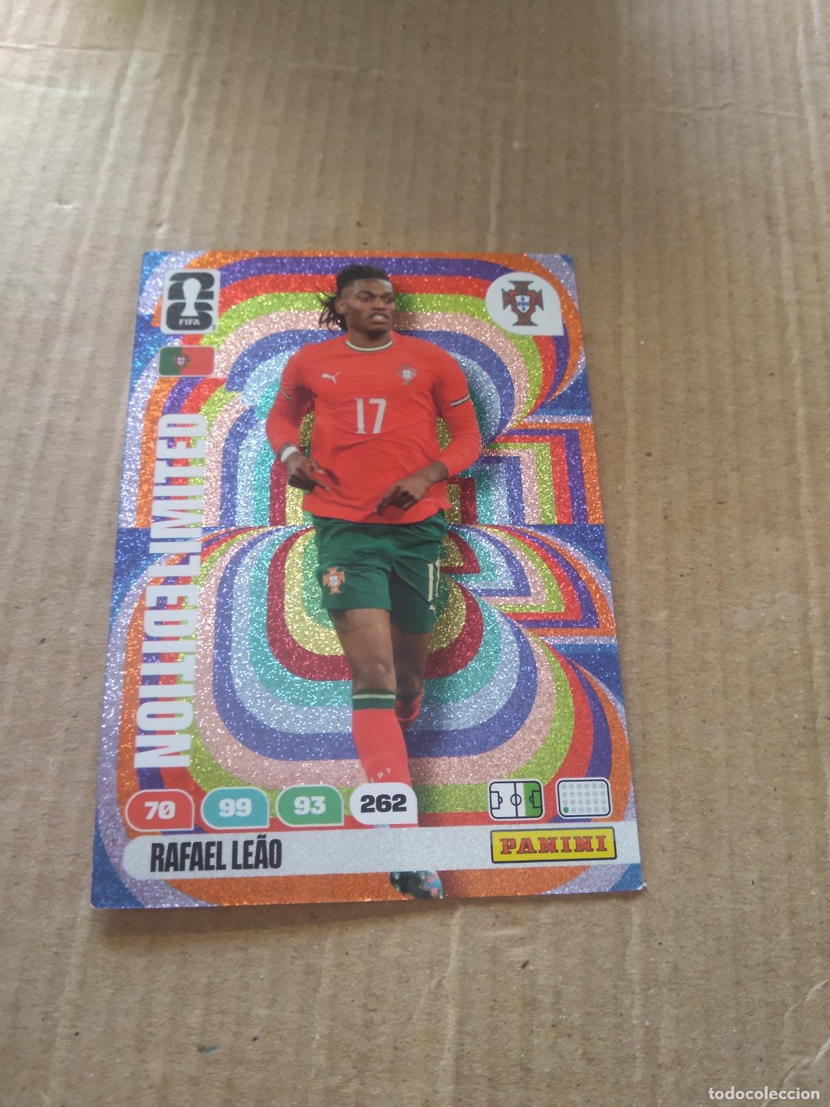 Cromos de f&uacute;tbol: RAFAEL LEAO PORTUGAL EDICION LIMITADA CROMO FUTBOL PANINI ADRENALYN MUNDIAL 2026 WORLD CUP