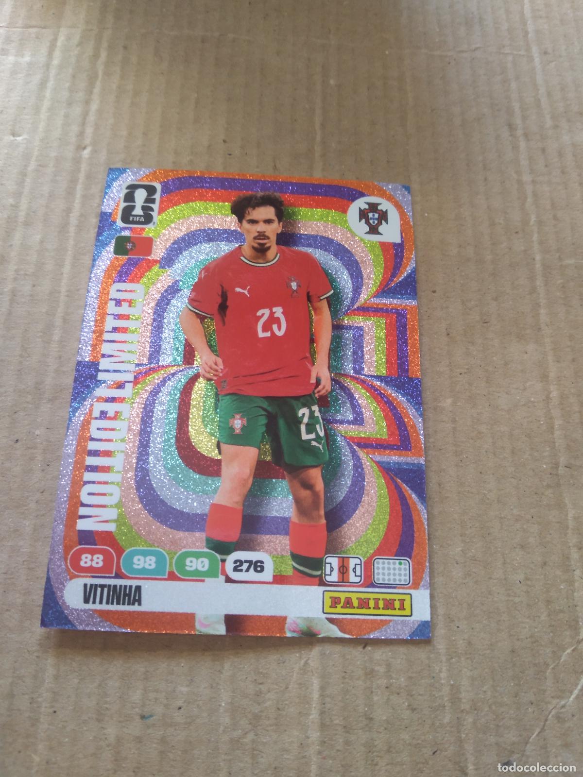 Cromos de f&uacute;tbol: VITINHA PORTUGAL EDICION LIMITADA CROMO FUTBOL PANINI ADRENALYN MUNDIAL 2026 WORLD CUP