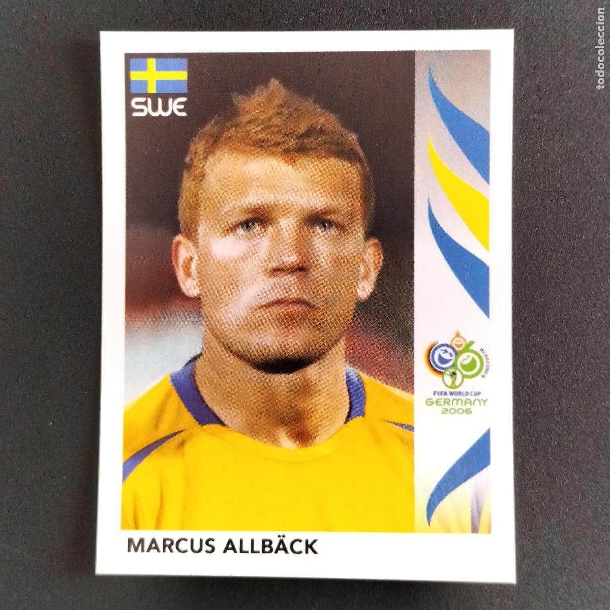 Cromos de f&uacute;tbol: 165 MARCUS ALLBACK SUECIA CROMOS FIFA WORLD CUP GERMANY 2006 MUNDIAL ALEMANIA PANINI