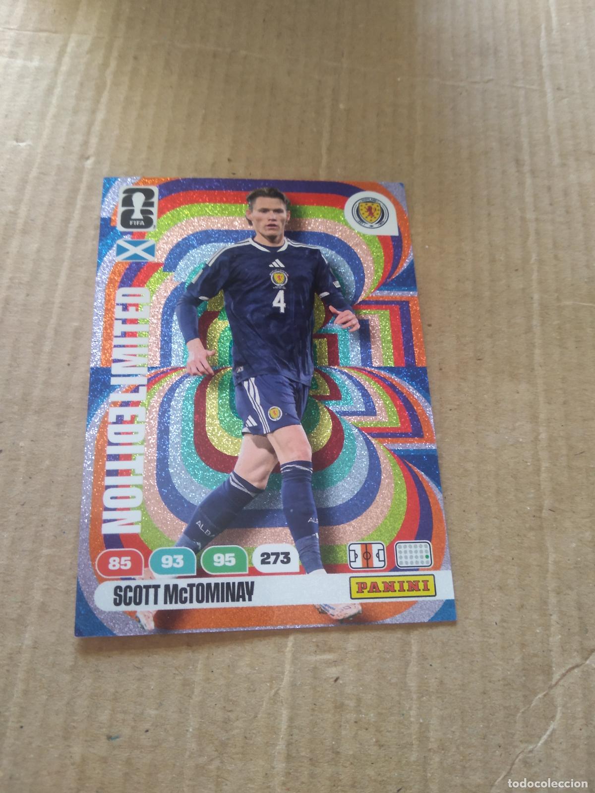 Cromos de f&uacute;tbol: MCTOMINAY ESCOCIA EDICION LIMITADA CROMO FUTBOL PANINI ADRENALYN MUNDIAL 2026 WORLD CUP
