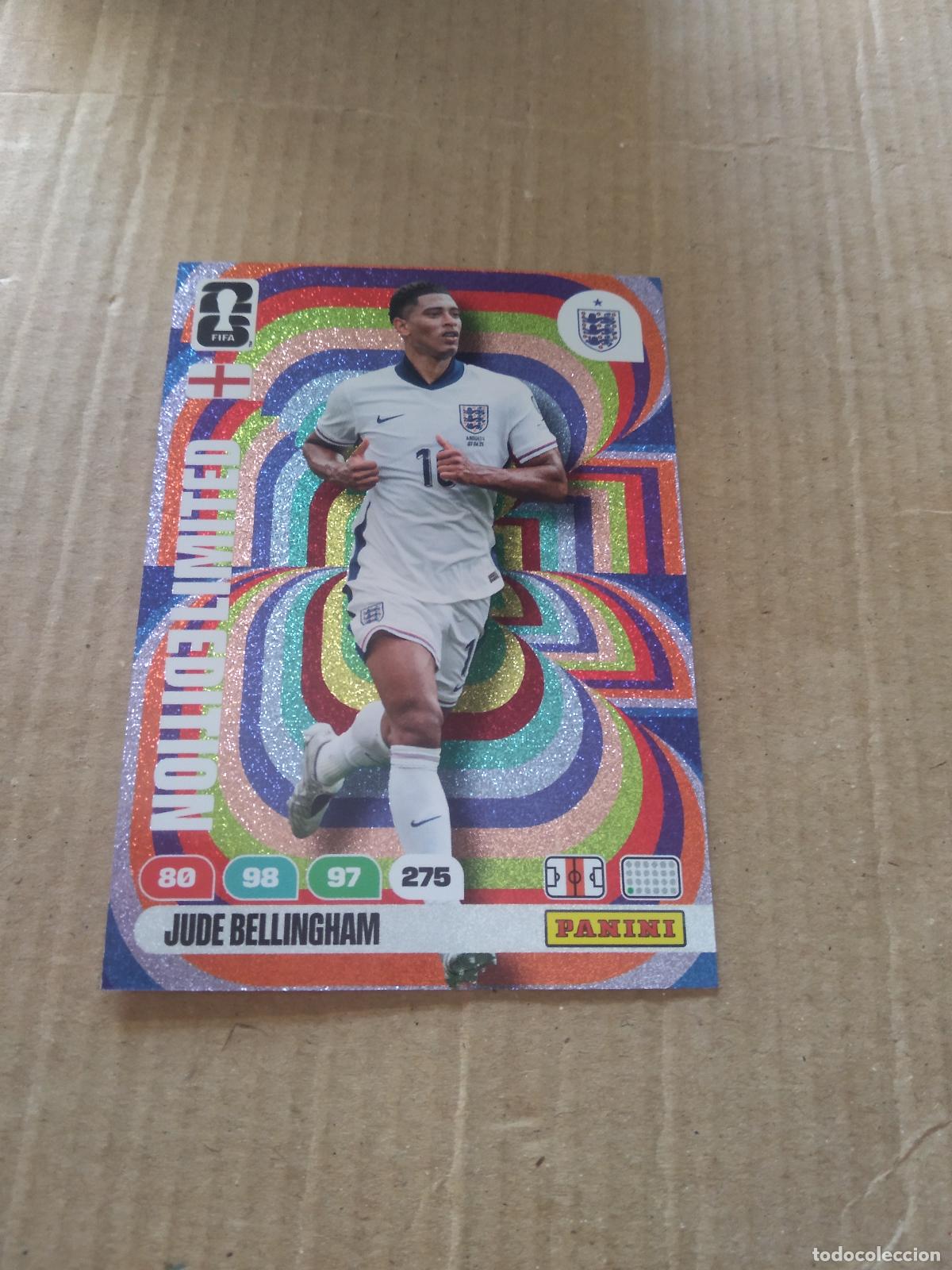 Cromos de f&uacute;tbol: BELLINGHAM INGLATERRA EDICION LIMITADA CROMO FUTBOL PANINI ADRENALYN MUNDIAL 2026 WORLD CUP