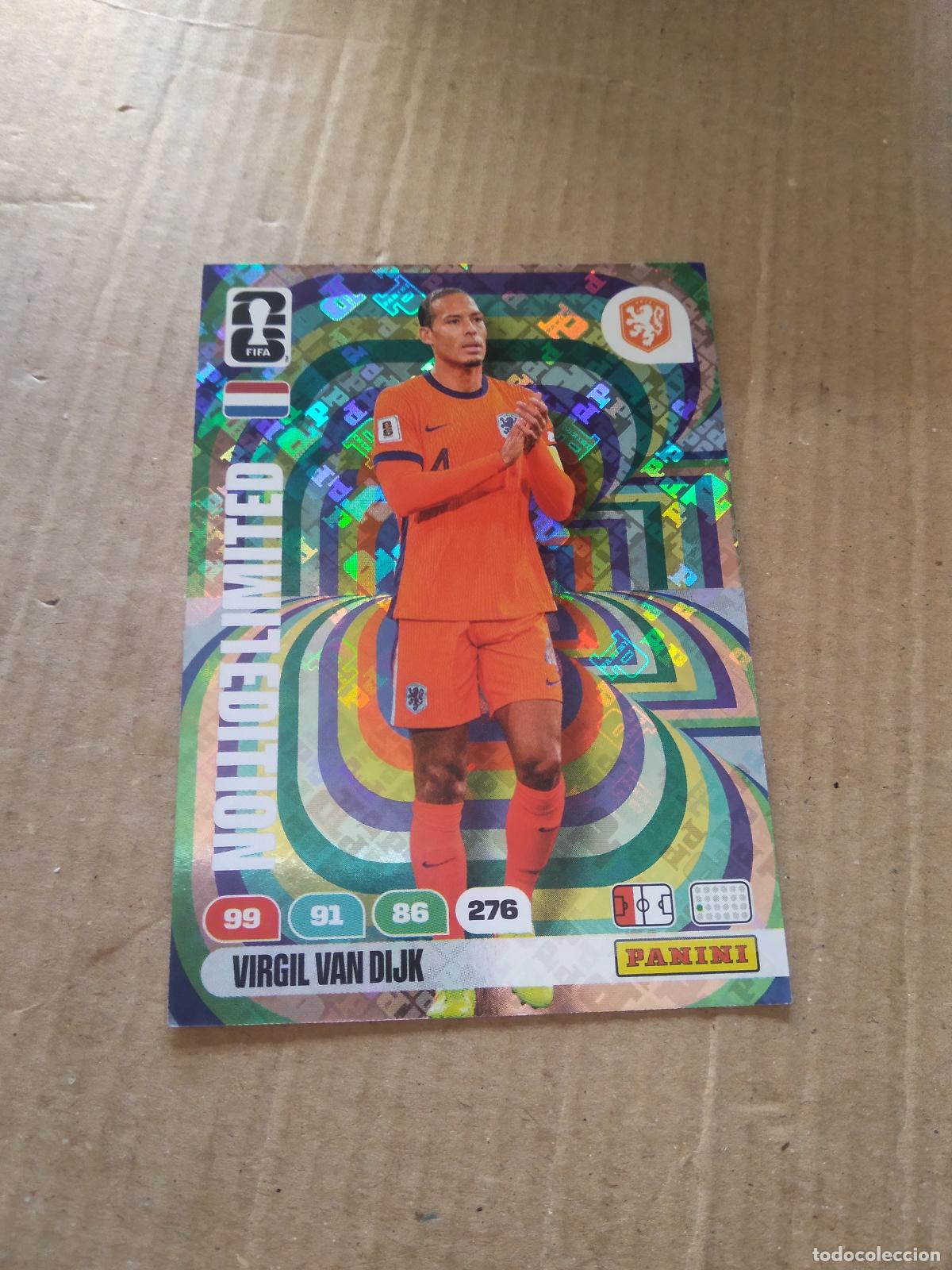Cromos de f&uacute;tbol: VAN DIJK HOLANDA HOLOGRAMA EDICION LIMITADA CROMO FUTBOL PANINI ADRENALYN MUNDIAL 2026 WORLD CUP