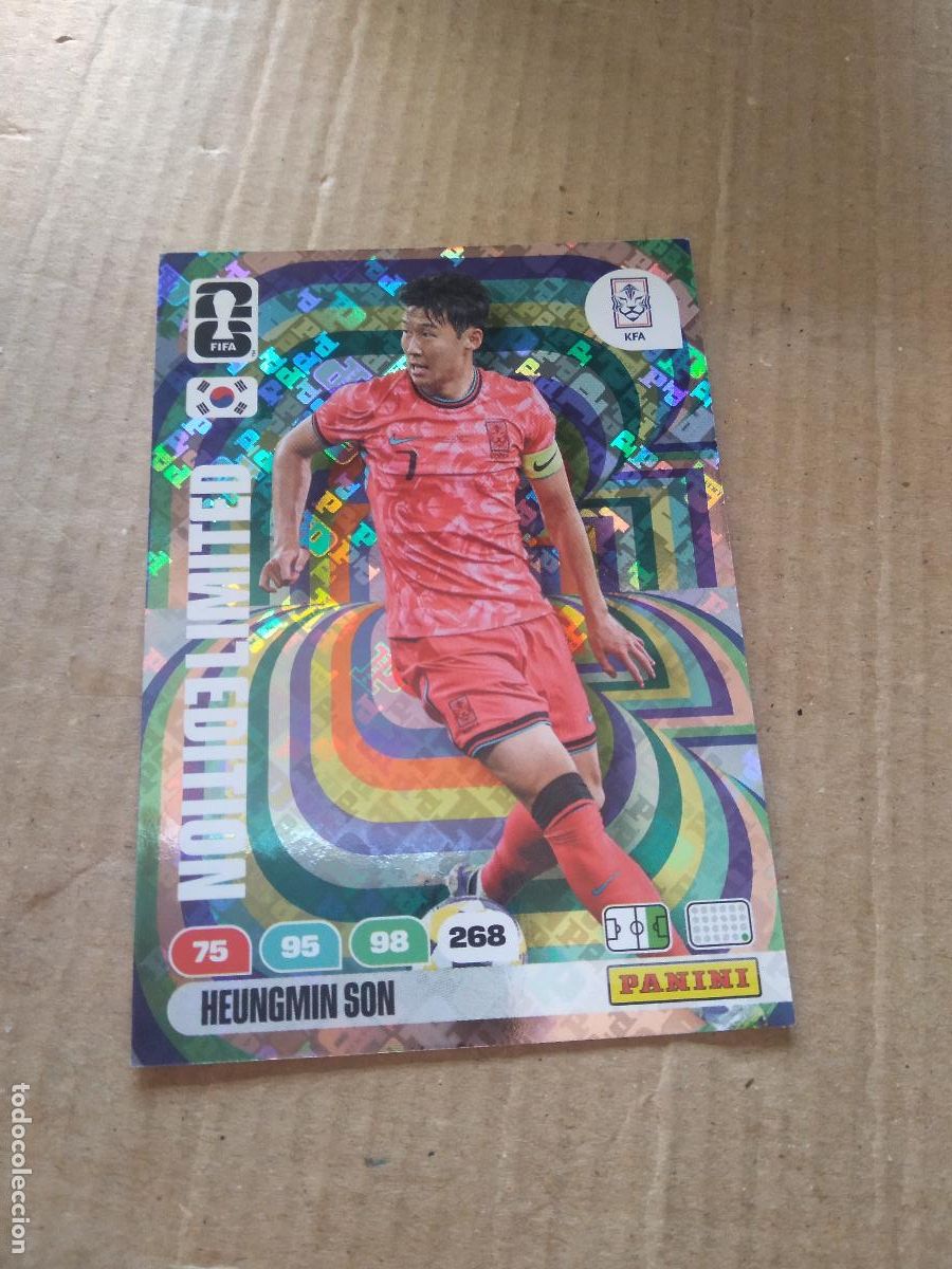 Cromos de f&uacute;tbol: HEUNGMIN SON COREA HOLOGRAMA EDICION LIMITADA CROMO FUTBOL PANINI ADRENALYN MUNDIAL 2026 WORLD CUP