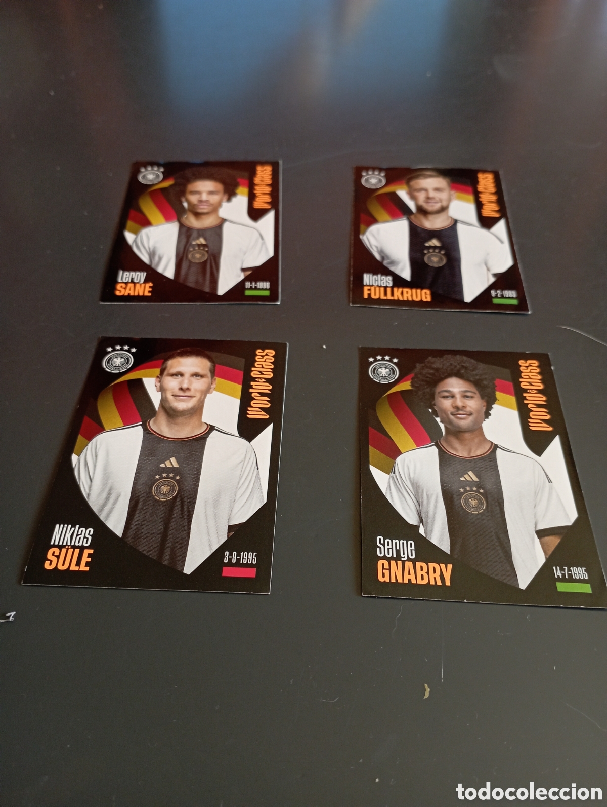 Cromos de f&uacute;tbol: Mini lote 4 cromos Alemania World class 2024