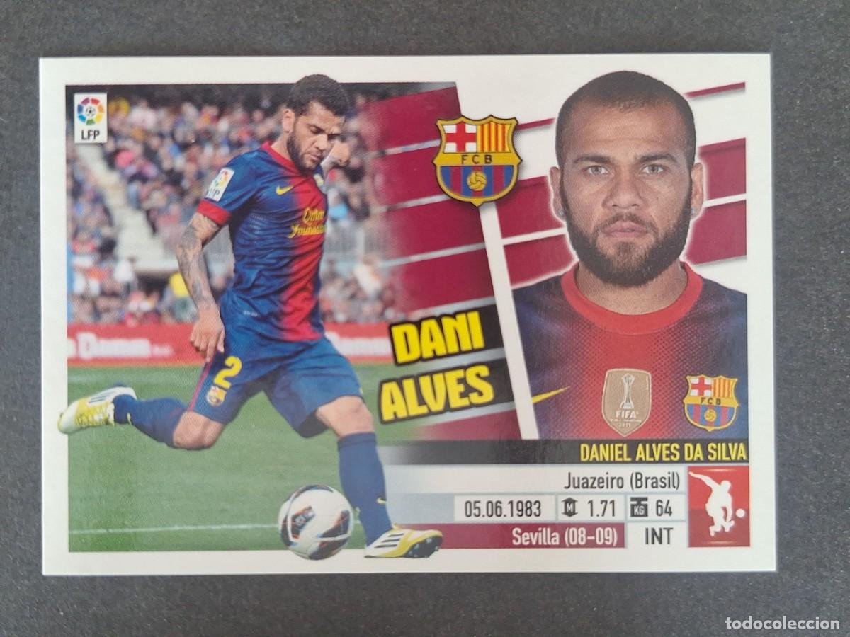 Figurine di Calcio: DANI ALVES F. C. BARCELONA LIGA ESTE 2013 2014 13 14 NUNCA PEGADO SIN PEGAR