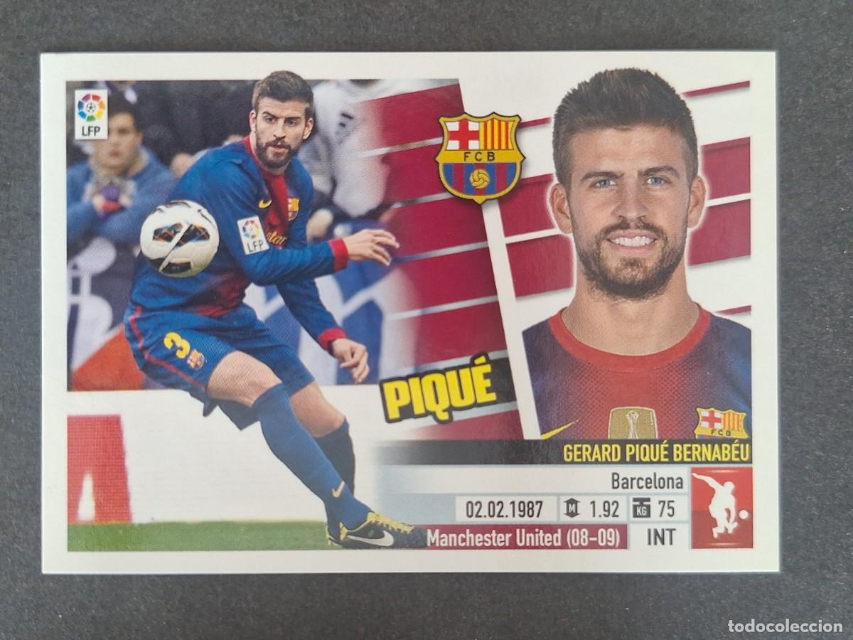 Figurine di Calcio: PIQUE F. C. BARCELONA LIGA ESTE 2013 2014 13 14 NUNCA PEGADO SIN PEGAR