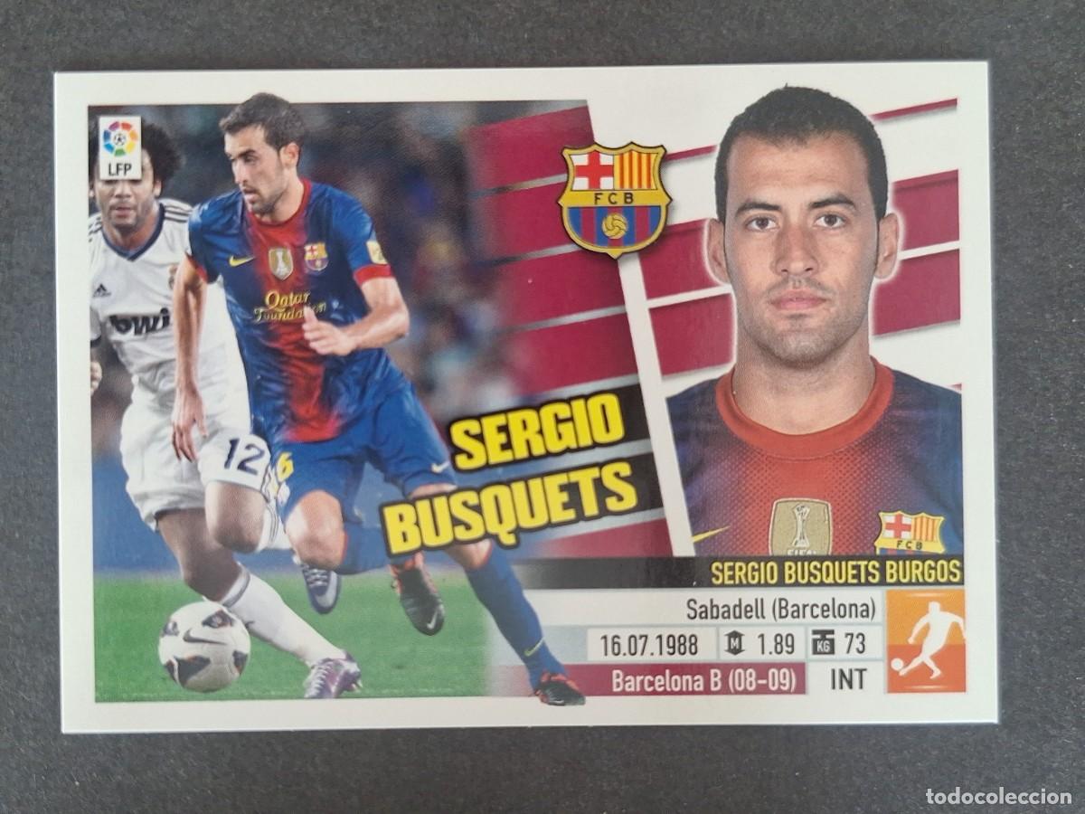 Figurine di Calcio: SERGIO BUSQUETS F. C. BARCELONA LIGA ESTE 2013 2014 13 14 NUNCA PEGADO SIN PEGAR