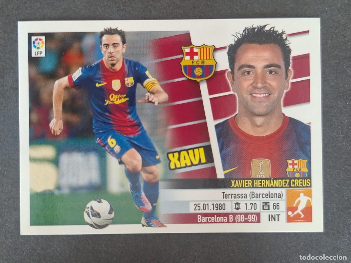 Fu&szlig;ball-Sticker: XAVI F. C. BARCELONA LIGA ESTE 2013 2014 13 14 NUNCA PEGADO SIN PEGAR