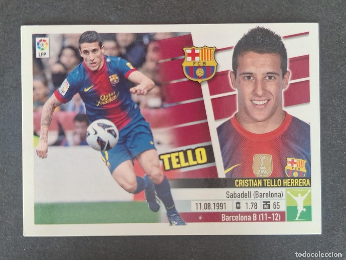 Cartes &agrave; collectionner de Football: TELLO F. C. BARCELONA LIGA ESTE 2013 2014 13 14 NUNCA PEGADO SIN PEGAR