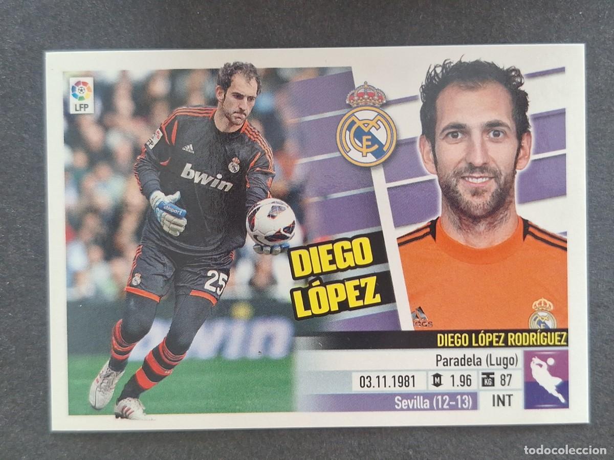 Cartes &agrave; collectionner de Football: DIEGO LOPEZ REAL MADRID LIGA ESTE 2013 2014 13 14 NUNCA PEGADO SIN PEGAR