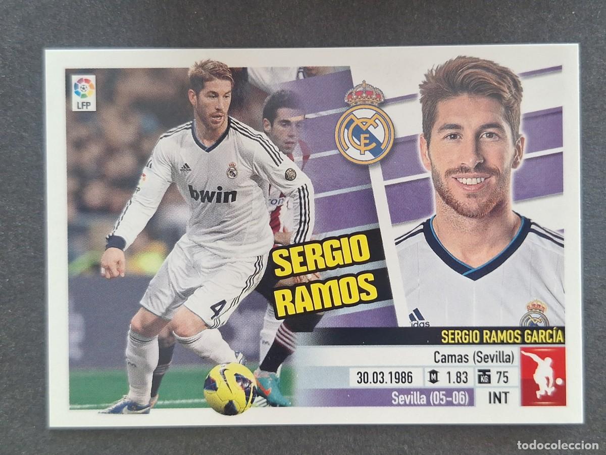 Cromos de Futebol: SERGIO RAMOS REAL MADRID LIGA ESTE 2013 2014 13 14 NUNCA PEGADO SIN PEGAR