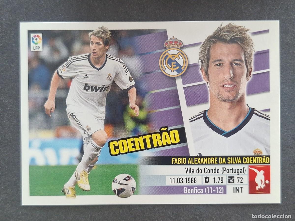 Cromos de f&uacute;tbol: COENTRAO REAL MADRID LIGA ESTE 2013 2014 13 14 NUNCA PEGADO SIN PEGAR