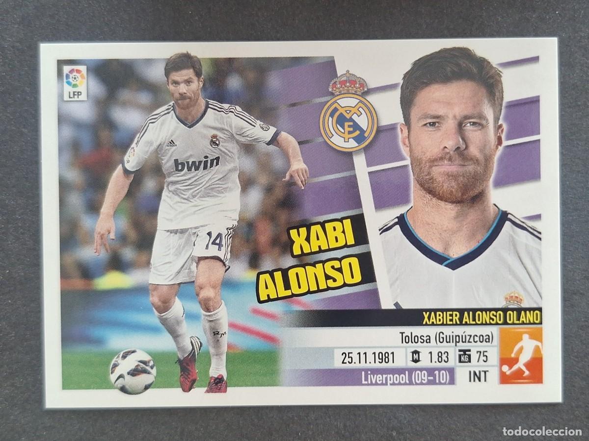 Cromos de f&uacute;tbol: XABI ALONSO REAL MADRID LIGA ESTE 2013 2014 13 14 NUNCA PEGADO SIN PEGAR