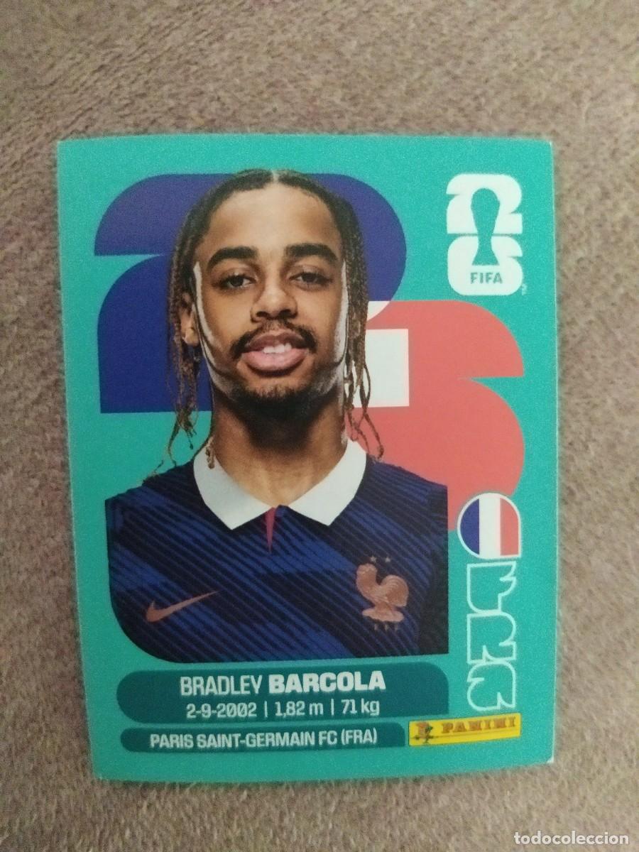 Cromos de f&uacute;tbol: FRA 16 Bradley BARCOLA Francia mundial 2026 panini