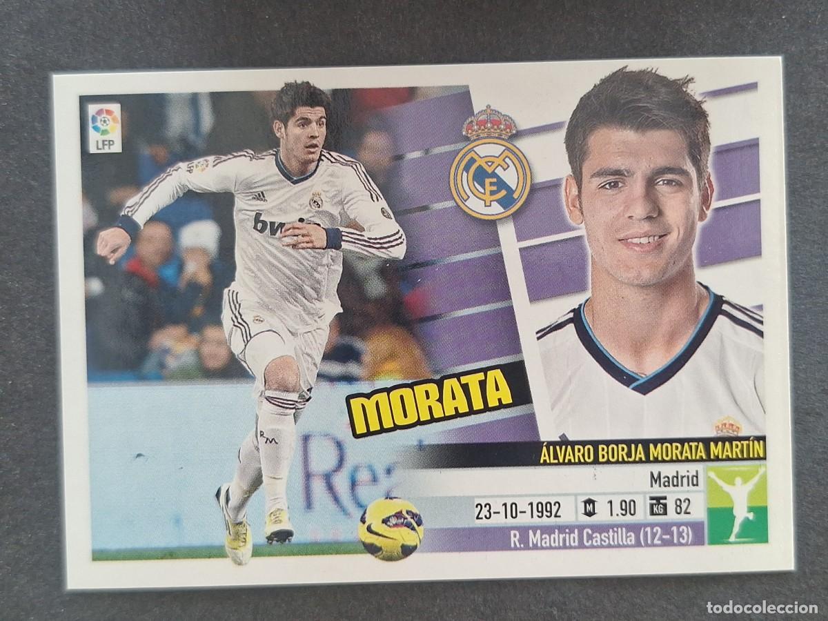 Cromos de f&uacute;tbol: MORATA REAL MADRID LIGA ESTE 2013 2014 13 14 NUNCA PEGADO SIN PEGAR