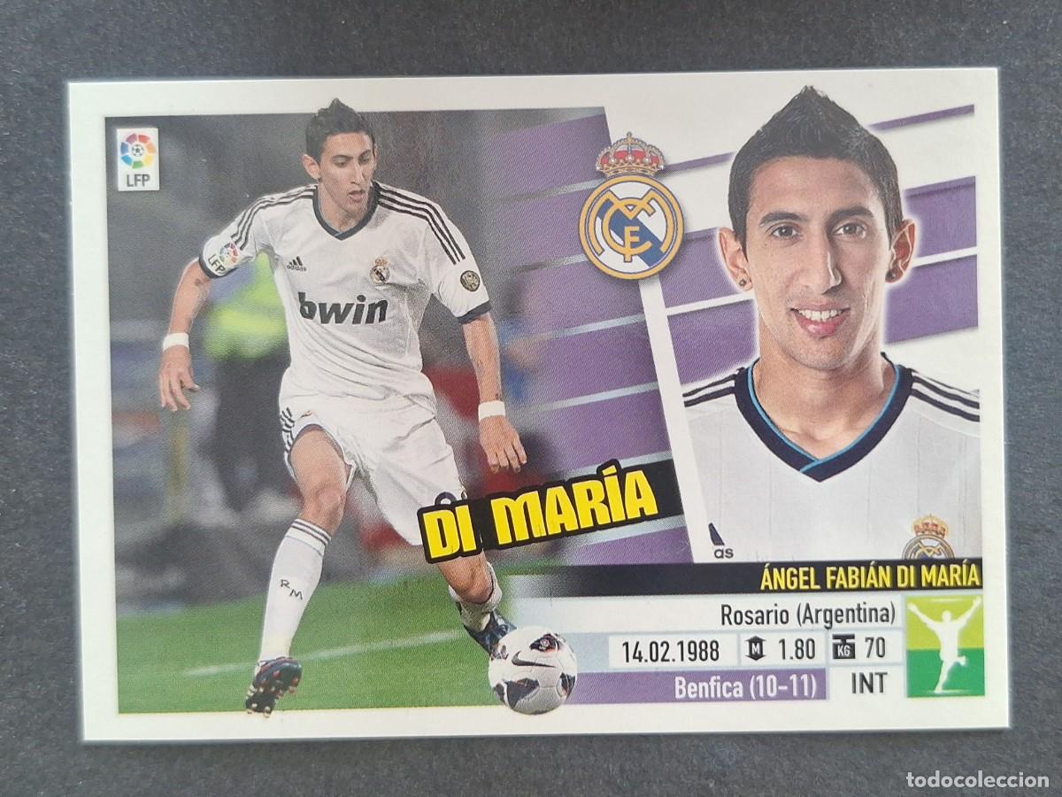 Cromos de f&uacute;tbol: DI MARIA REAL MADRID LIGA ESTE 2013 2014 13 14 NUNCA PEGADO SIN PEGAR