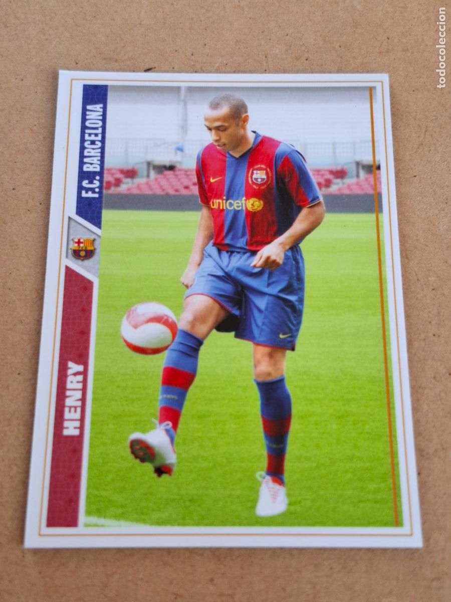 Cromos de f&uacute;tbol: MUNDICROMO 2007 2008 07 08 - 51 HENR&Yacute; - FC. BARCELONA - CP13