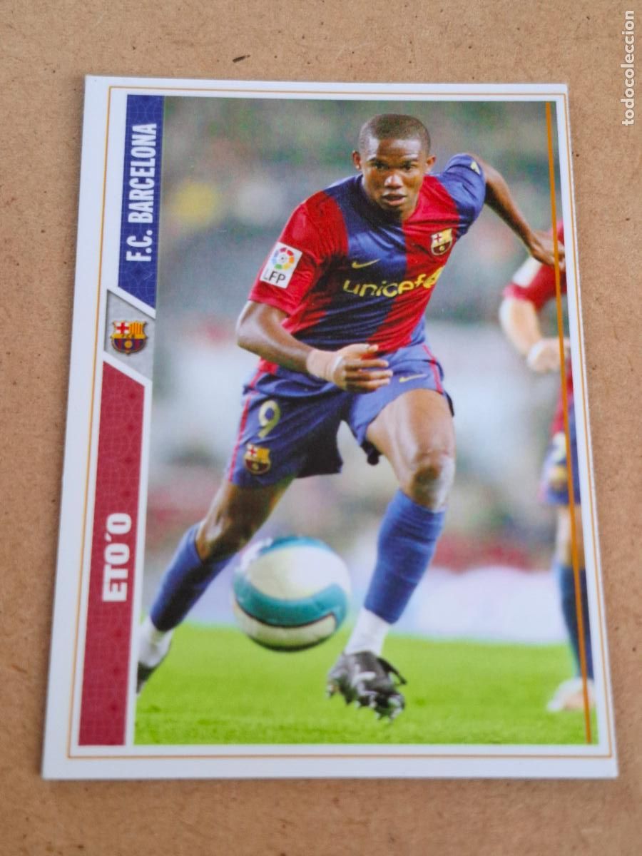 Cromos de f&uacute;tbol: MUNDICROMO 2007 2008 07 08 - 50 ETO'O - FC. BARCELONA - CP13