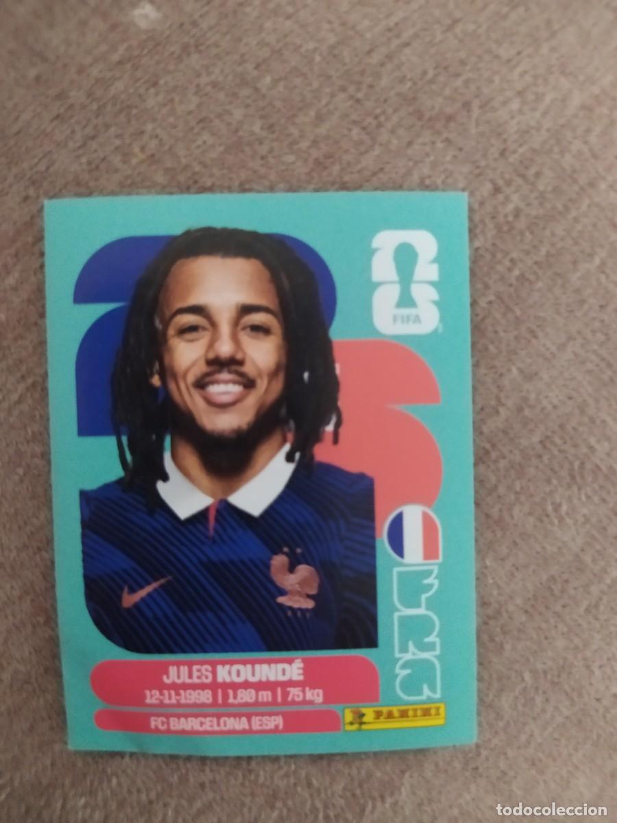 Cromos de f&uacute;tbol: FRA 05 Jules KOUNDE 5 Francia mundial 2026 panini