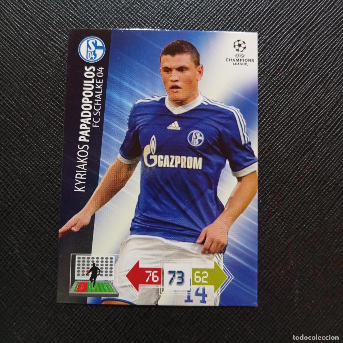 Cromos de Futebol: PAPADOPOULOS SCHALKE 04 ADRENALYN CHAMPIONS LEAGUE 2012 2013 FUTBOL 12 13 - A189 PG145