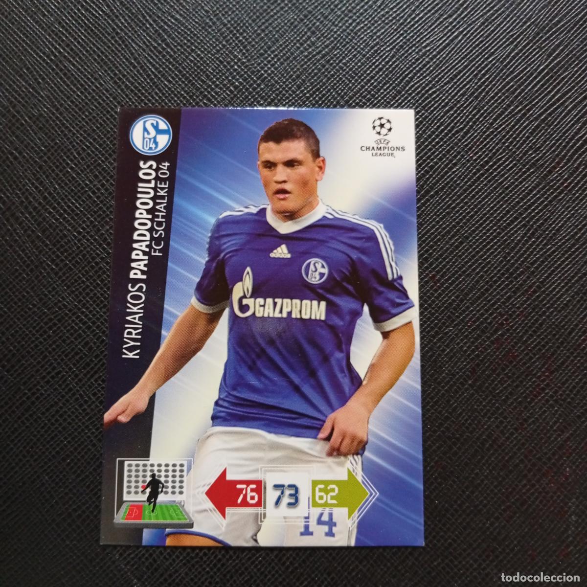 Cromos de Futebol: PAPADOPOULOS SCHALKE 04 ADRENALYN CHAMPIONS LEAGUE 2012 2013 FUTBOL 12 13 - A189 PG163