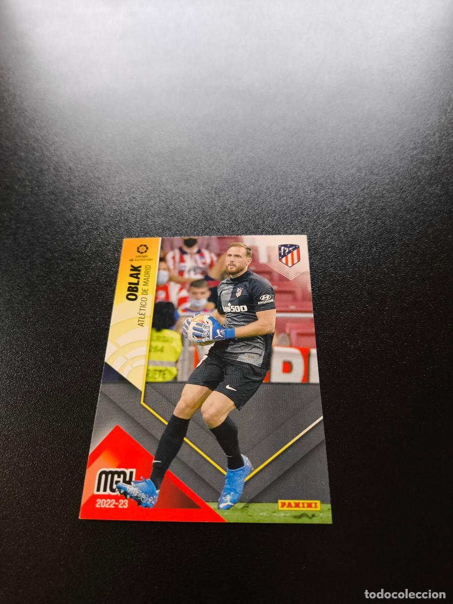 Fu&szlig;ball-Sticker: 47 Oblak ATLETICO DE MADRID PANINI LIGA MEGACRACKS MGK 2022 2023 22 23 NO ESTE ADRENALYN