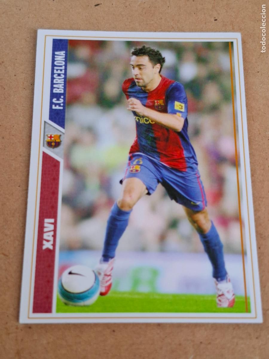 Fu&szlig;ball-Sticker: MUNDICROMO 2007 2008 07 08 - 44 XAVI - FC. BARCELONA - CP13