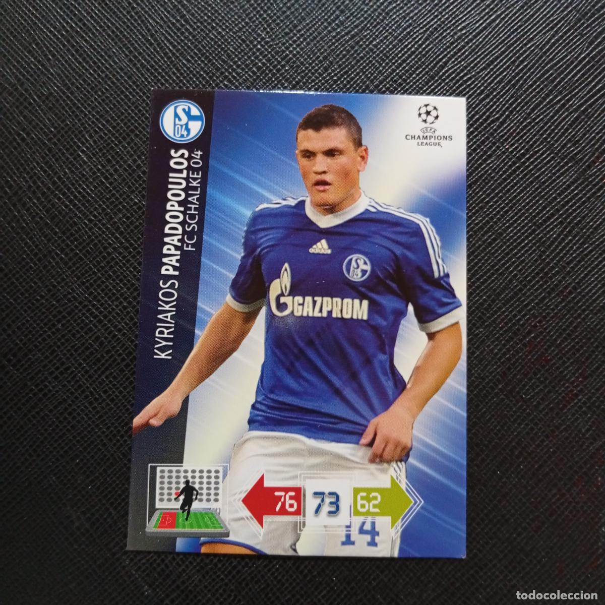 Fu&szlig;ball-Sticker: PAPADOPOULOS SCHALKE 04 ADRENALYN CHAMPIONS LEAGUE 2012 2013 FUTBOL 12 13 - A189 PG199 B