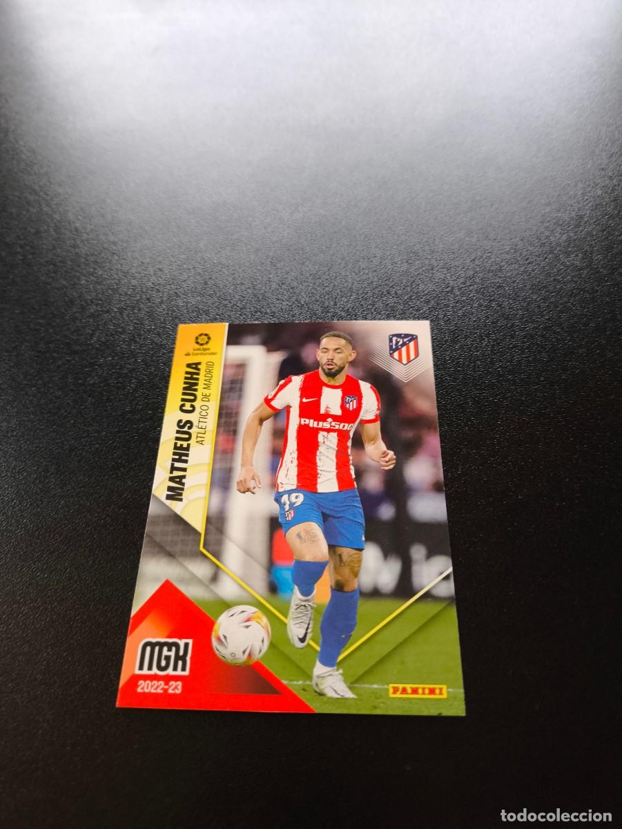 Fu&szlig;ball-Sticker: 62 Matheus Cunha ATLETICO DE MADRID PANINI LIGA MEGACRACKS MGK 2022 2023 22 23 NO ESTE ADRENALYN
