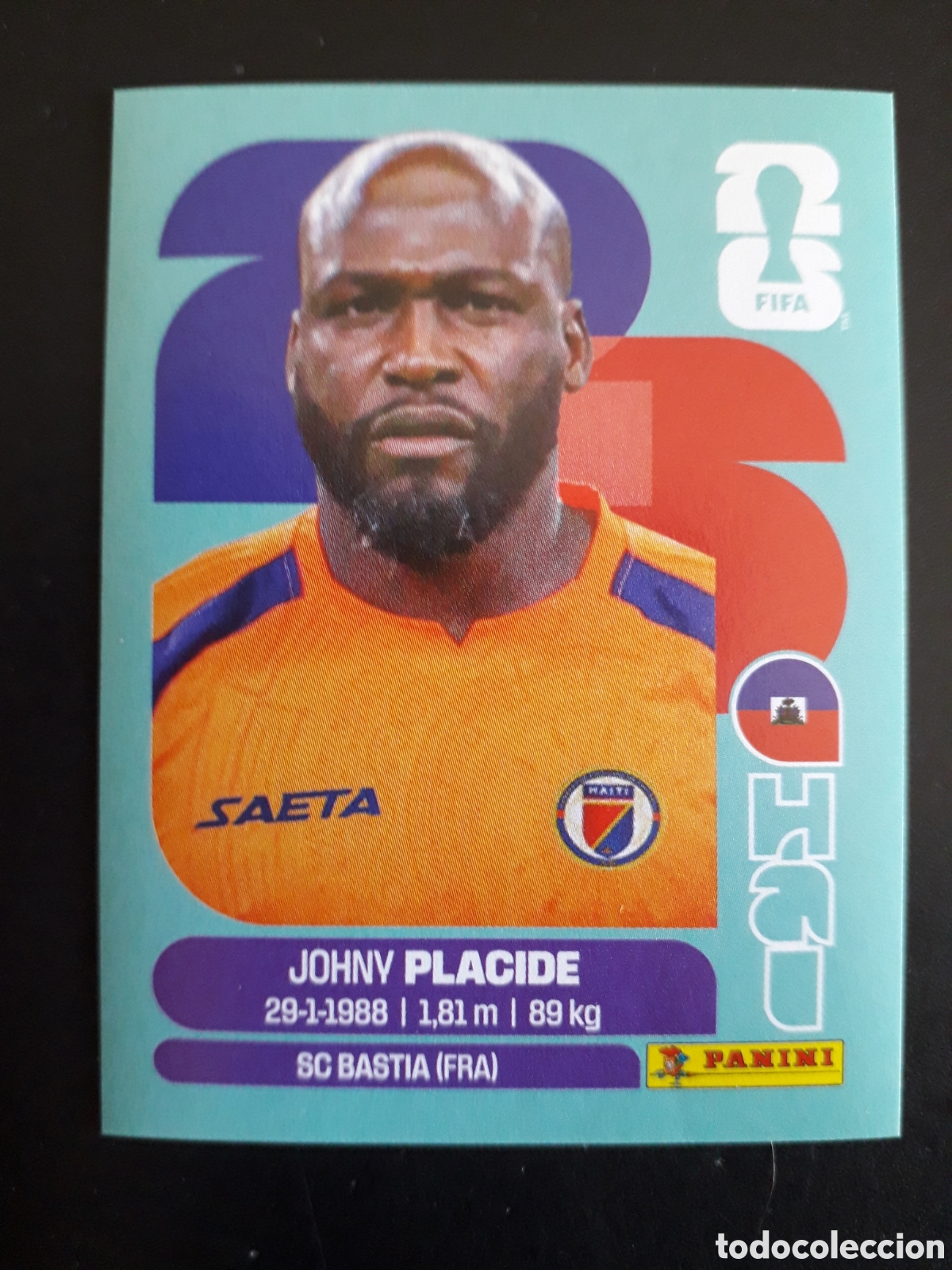 Cromos de Futebol: PLACIDE HAIT&Iacute; HAI 2 MUNDIAL F&Uacute;TBOL 2026 FIFA WORLD CUP PANINI SIN PEGAR PEDIDO M&Iacute;NIMO 3&euro;.