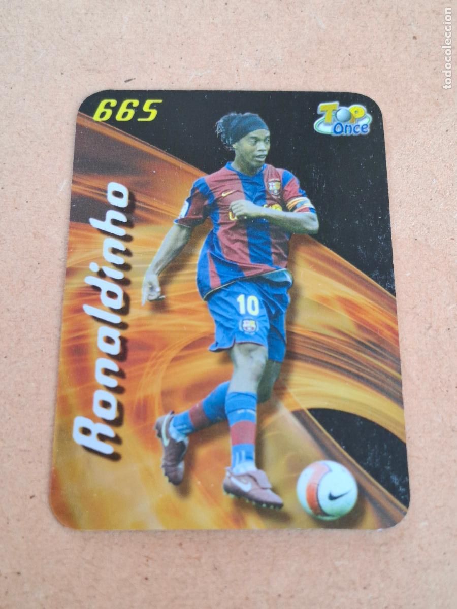Cromos de Futebol: MUNDICROMO 2007 2008 07 08 - 665 RONALDINHO ( BRILLO LISO ) - FC. BARCELONA - CP13