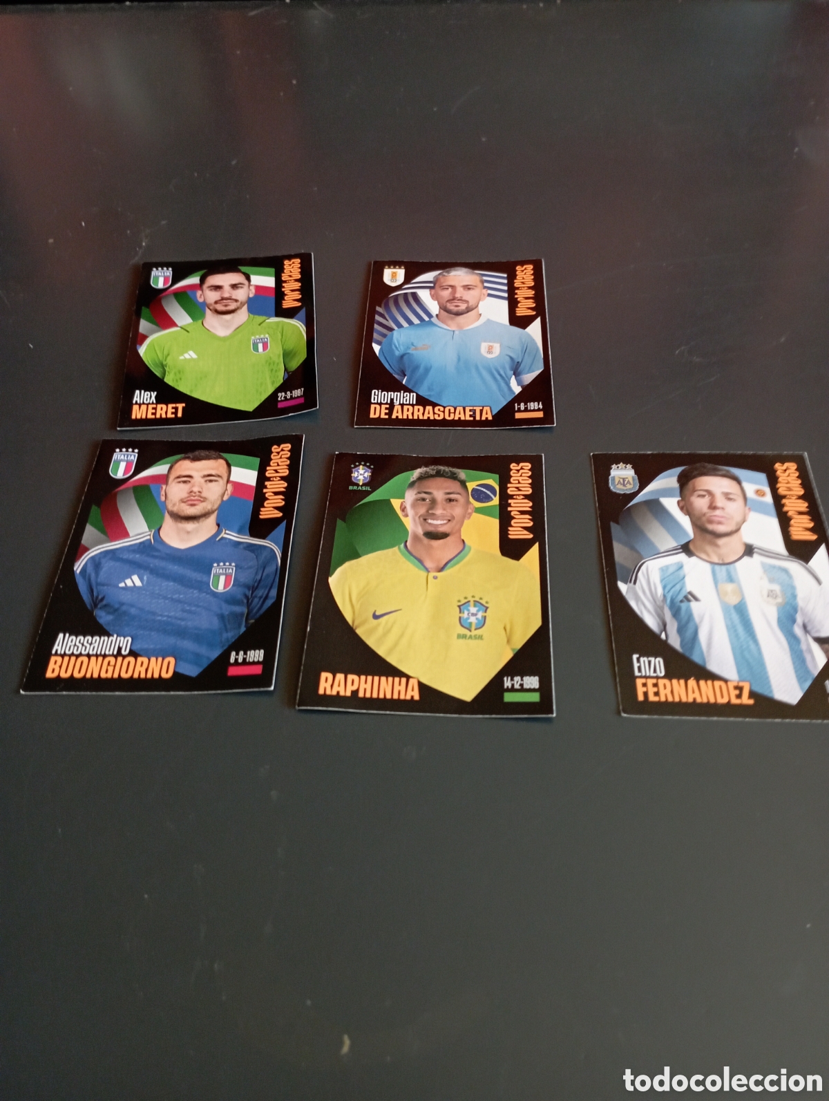 Cromos de Futebol: Mini lote 5 cromos world class 2024