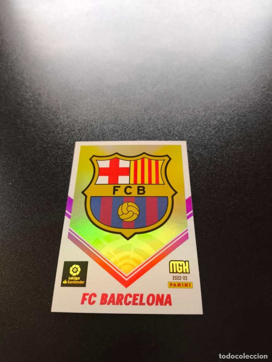 Cromos de Futebol: 64 Escudo BARCELONA PANINI LIGA MEGACRACKS MGK 2022 2023 22 23 NO ESTE ADRENALYN
