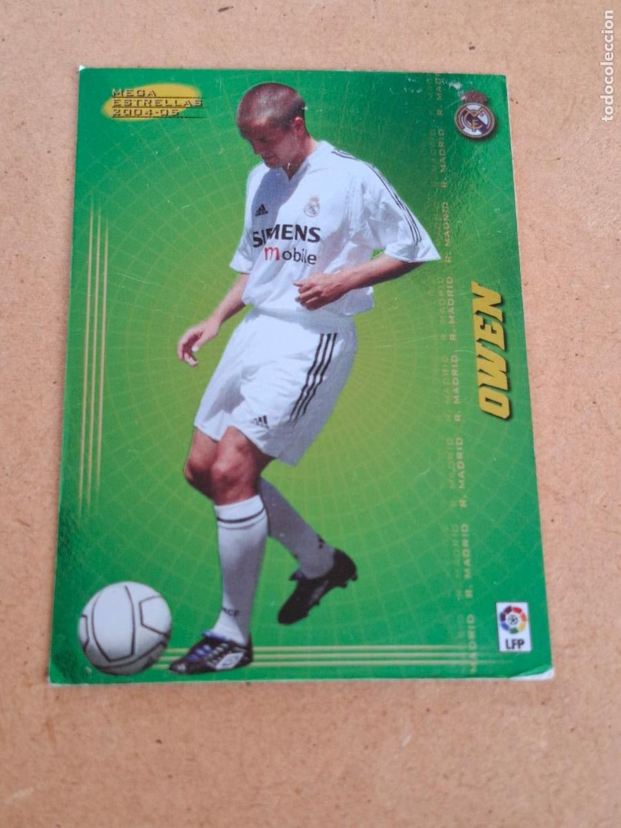 Cartes &agrave; collectionner de Football: MEGACRACKS 2004 2005 04 05 - 389 BIS OWEN - REAL MADRID - CP13