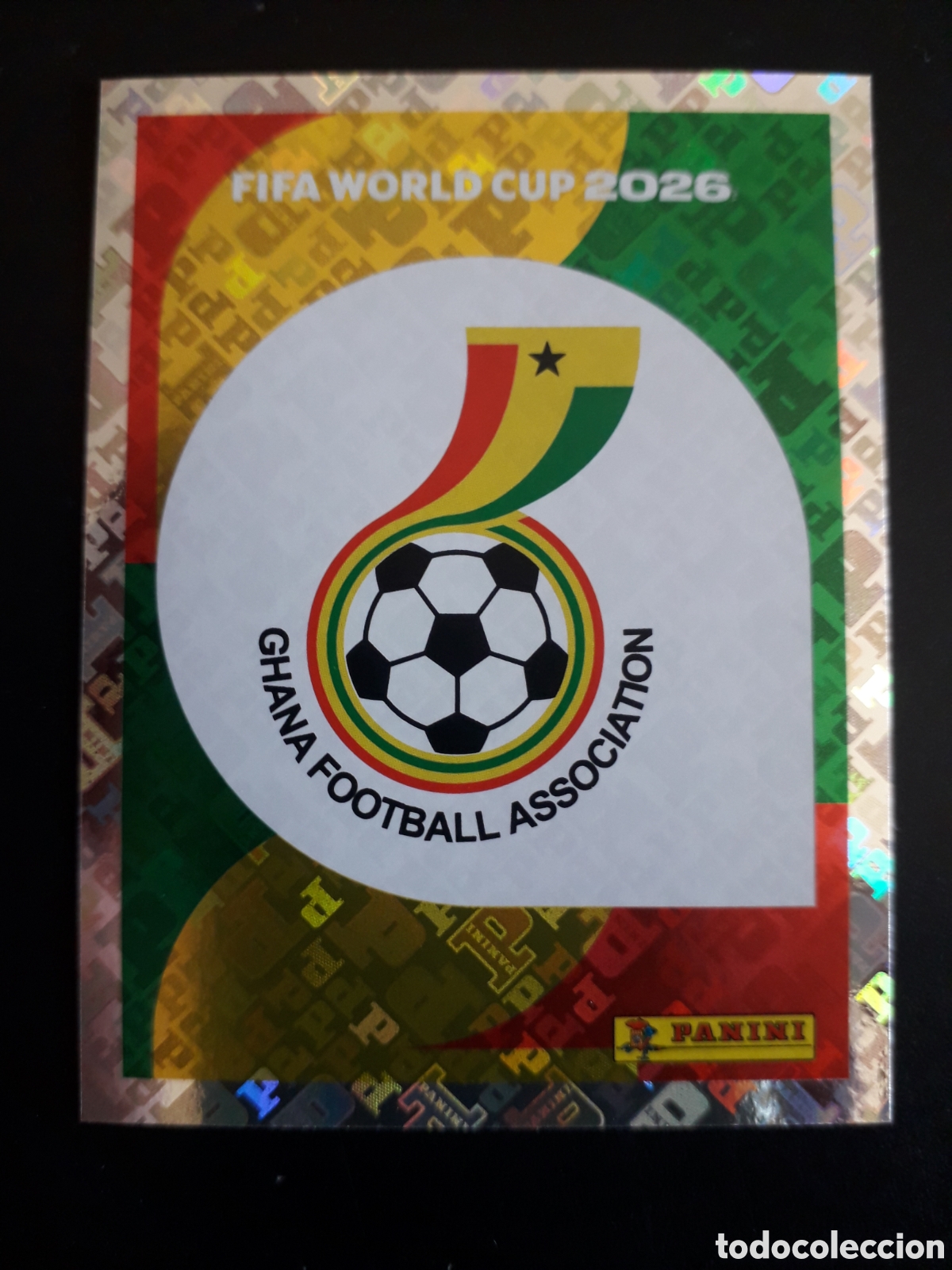 Cromos de Futebol: ESCUDO GHANA GHA 1 MUNDIAL F&Uacute;TBOL 2026 FIFA WORLD CUP PANINI SIN PEGAR PEDIDO M&Iacute;NIMO 3&euro;