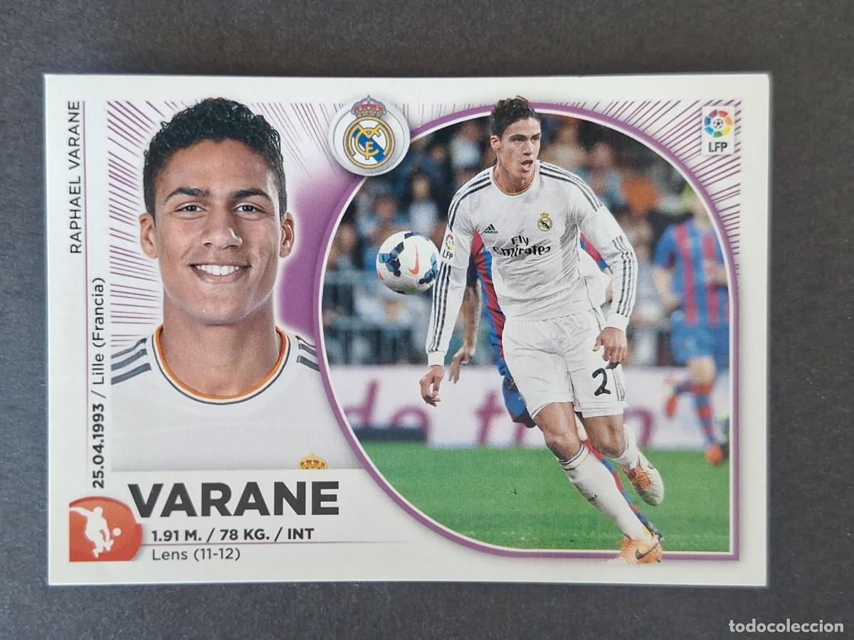 Cromos de Futebol: VARANE REAL MADRID LIGA ESTE 2014 2015 14 15 NUNCA PEGADO SIN PEGAR