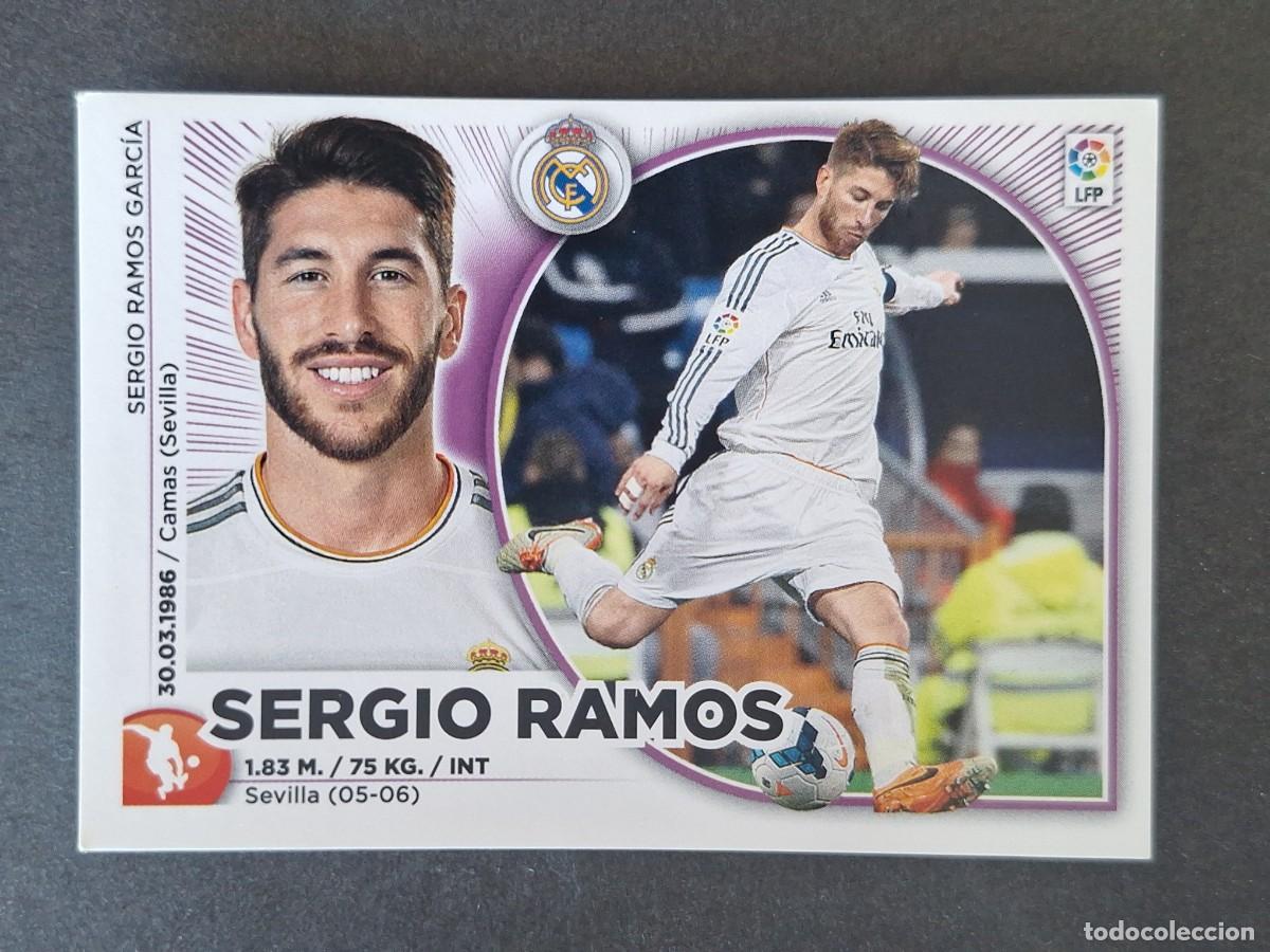 Cromos de Futebol: SERGIO RAMOS REAL MADRID LIGA ESTE 2014 2015 14 15 NUNCA PEGADO SIN PEGAR
