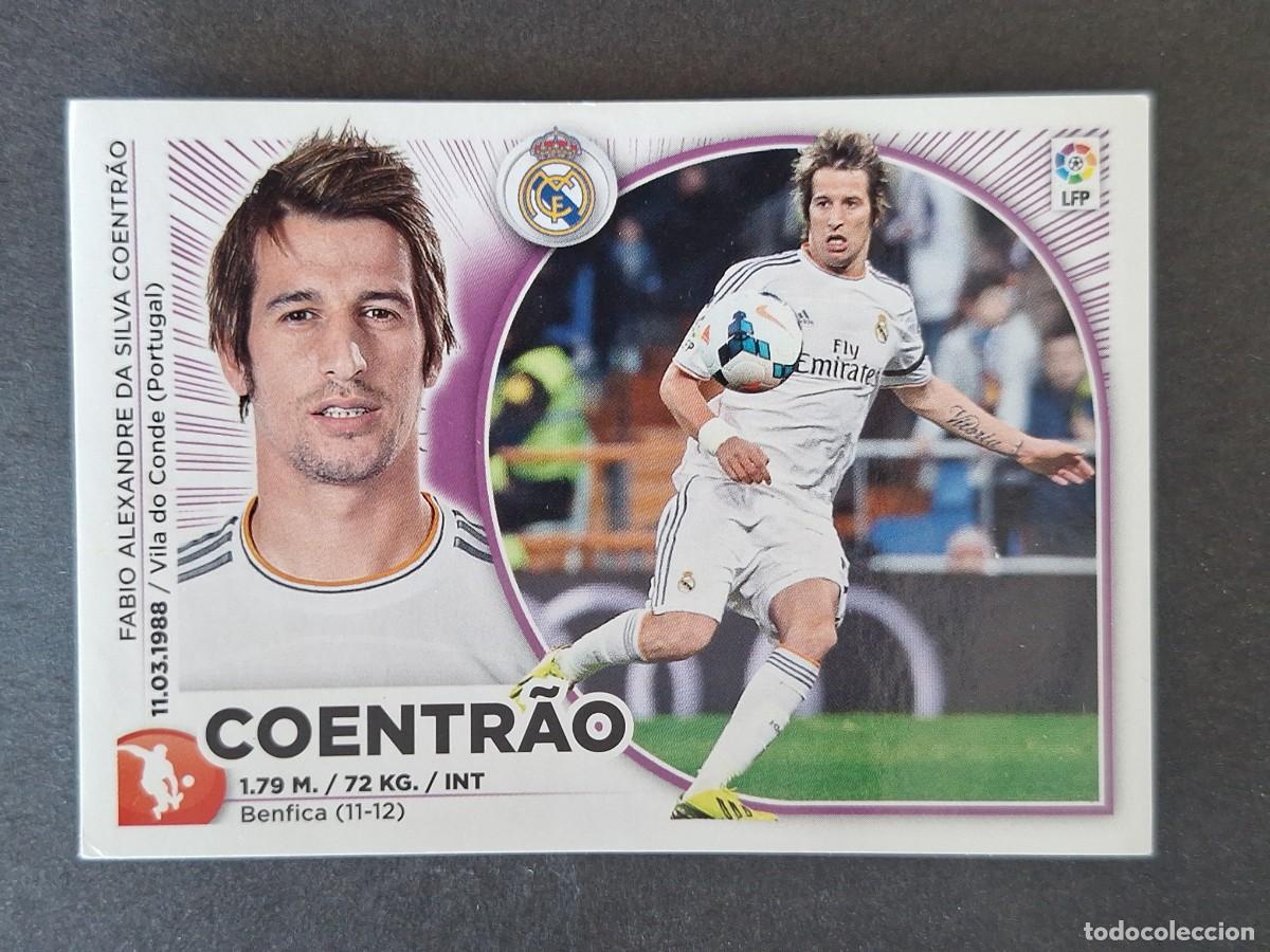 Fu&szlig;ball-Sticker: COENTRAO REAL MADRID LIGA ESTE 2014 2015 14 15 NUNCA PEGADO SIN PEGAR