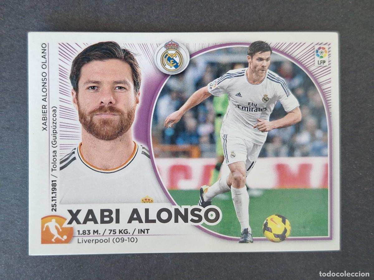 Cromos de Futebol: XABI ALONSO REAL MADRID LIGA ESTE 2014 2015 14 15 NUNCA PEGADO SIN PEGAR