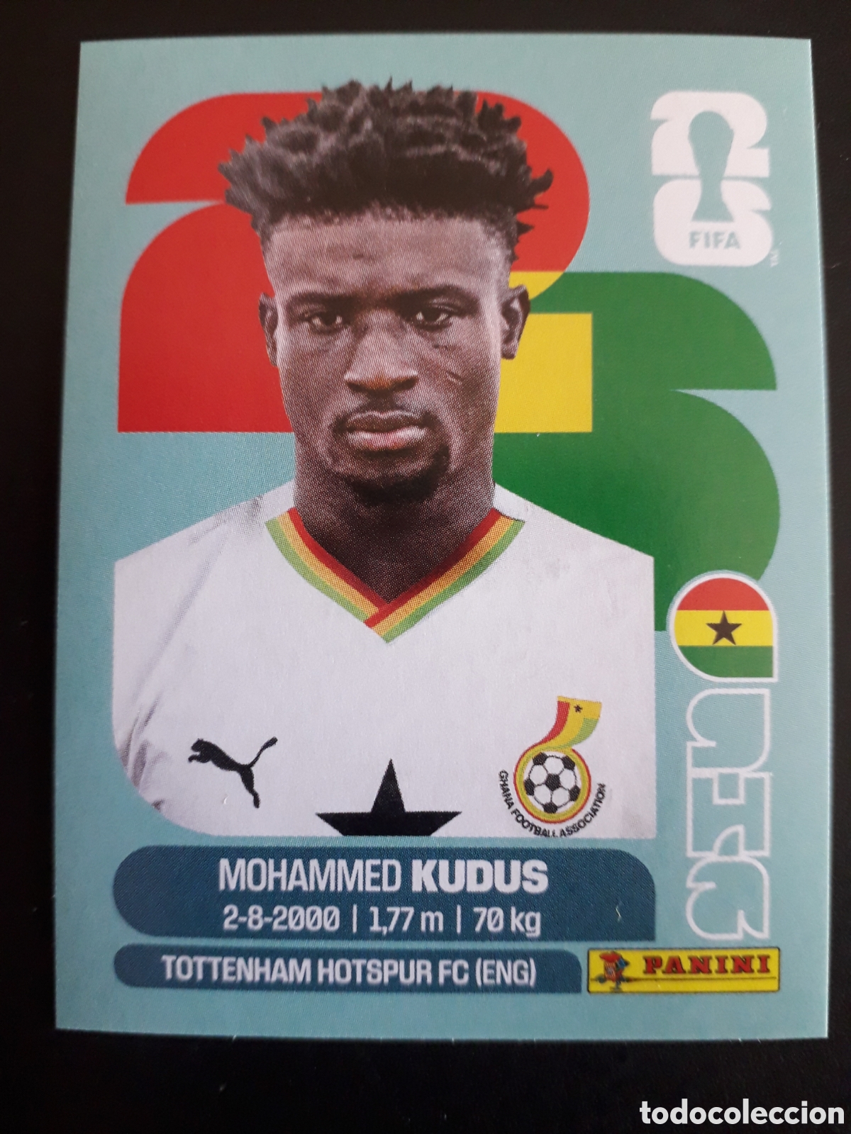 Cromos de Futebol: KUDUS GHANA GHA 14 MUNDIAL F&Uacute;TBOL 2026 FIFA WORLD CUP PANINI SIN PEGAR PEDIDO M&Iacute;NIMO 3&euro;