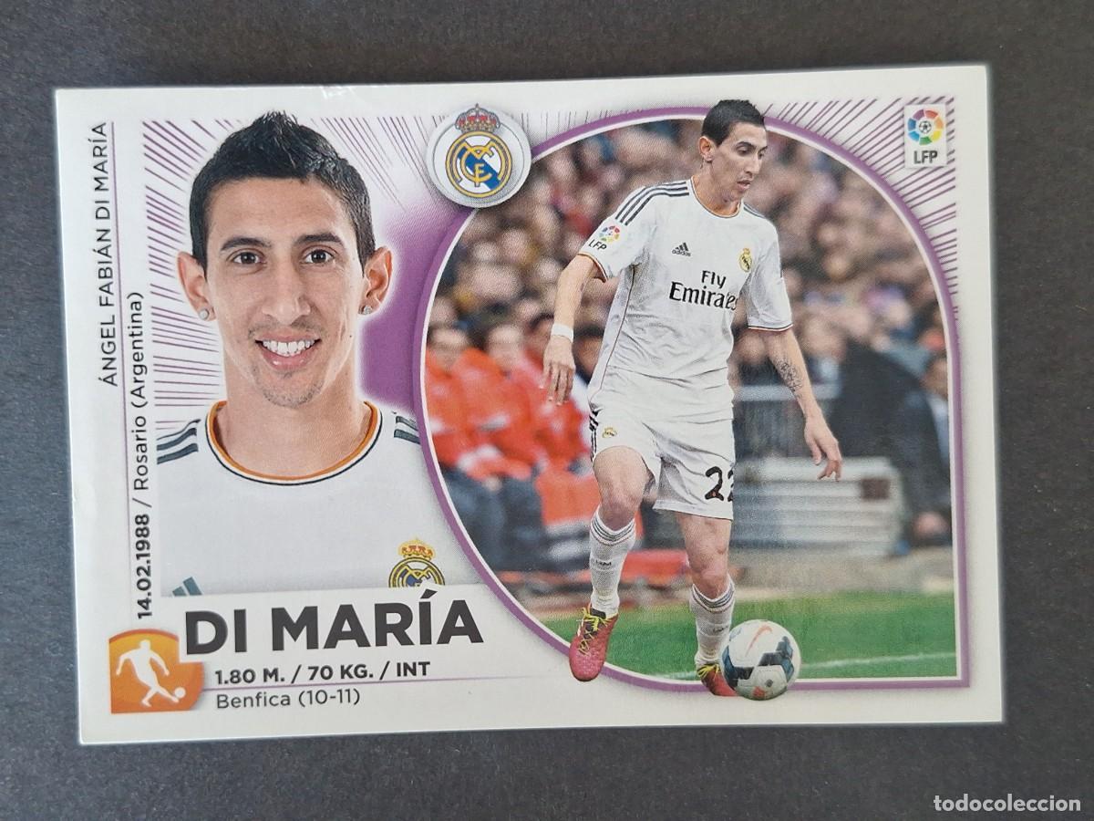 Cromos de Futebol: DI MARIA REAL MADRID LIGA ESTE 2014 2015 14 15 NUNCA PEGADO SIN PEGAR