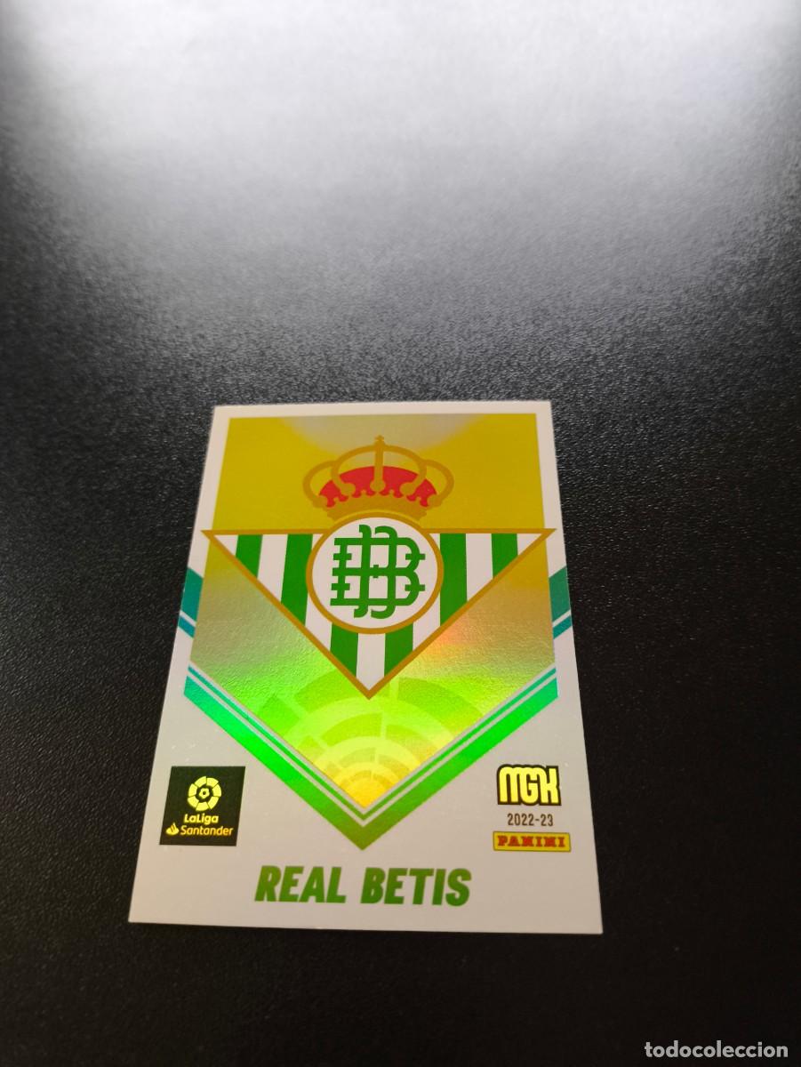 Figurine di Calcio: 82 Escudo REAL BETIS PANINI LIGA MEGACRACKS MGK 2022 2023 22 23 NO ESTE ADRENALYN