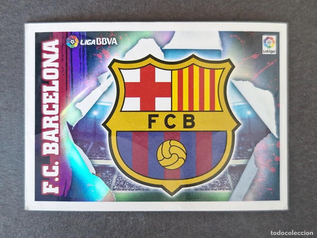 Figurine di Calcio: ESCUDO F. C. BARCELONA LIGA ESTE 2015 2016 15 16 NUNCA PEGADO SIN PEGAR