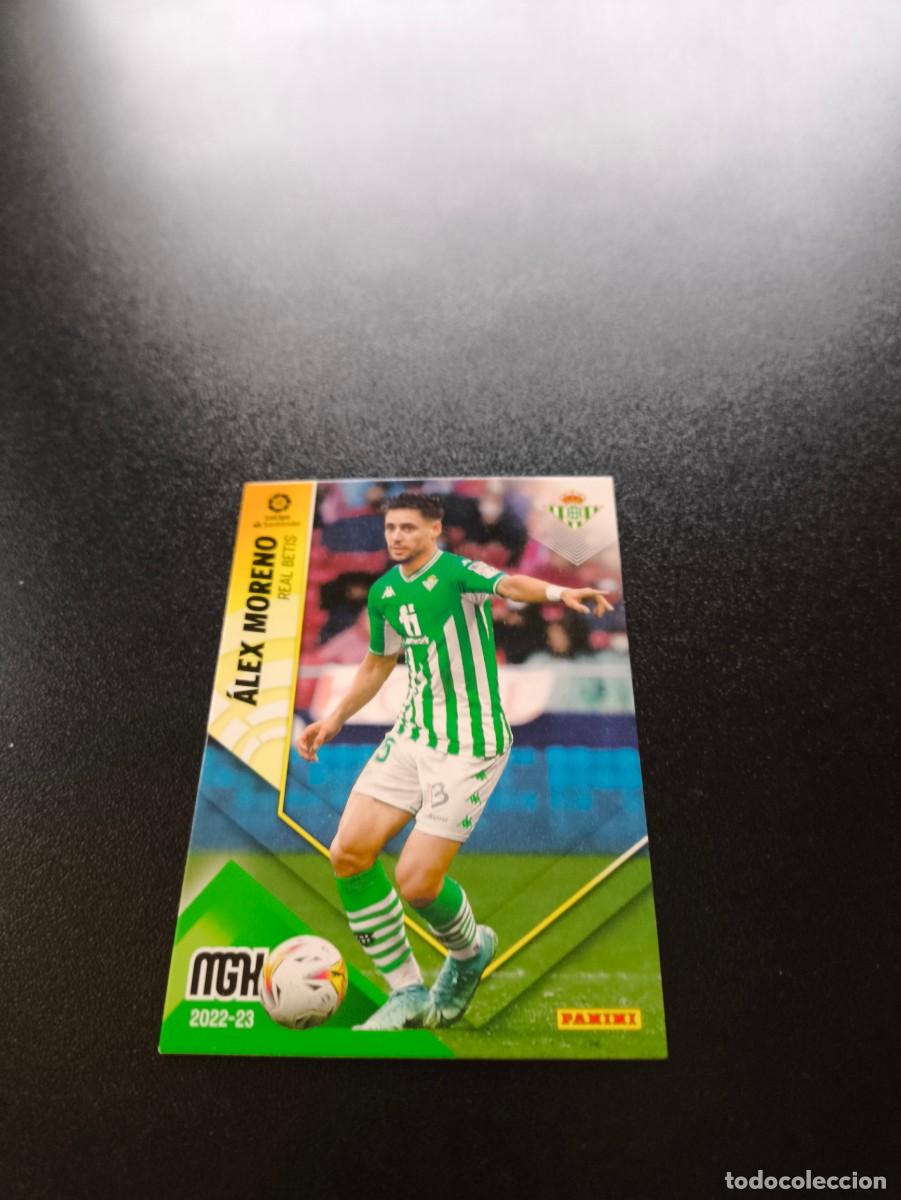 Cromos de f&uacute;tbol: 90 &Aacute;lex Moreno REAL BETIS PANINI LIGA MEGACRACKS MGK 2022 2023 22 23 NO ESTE ADRENALYN