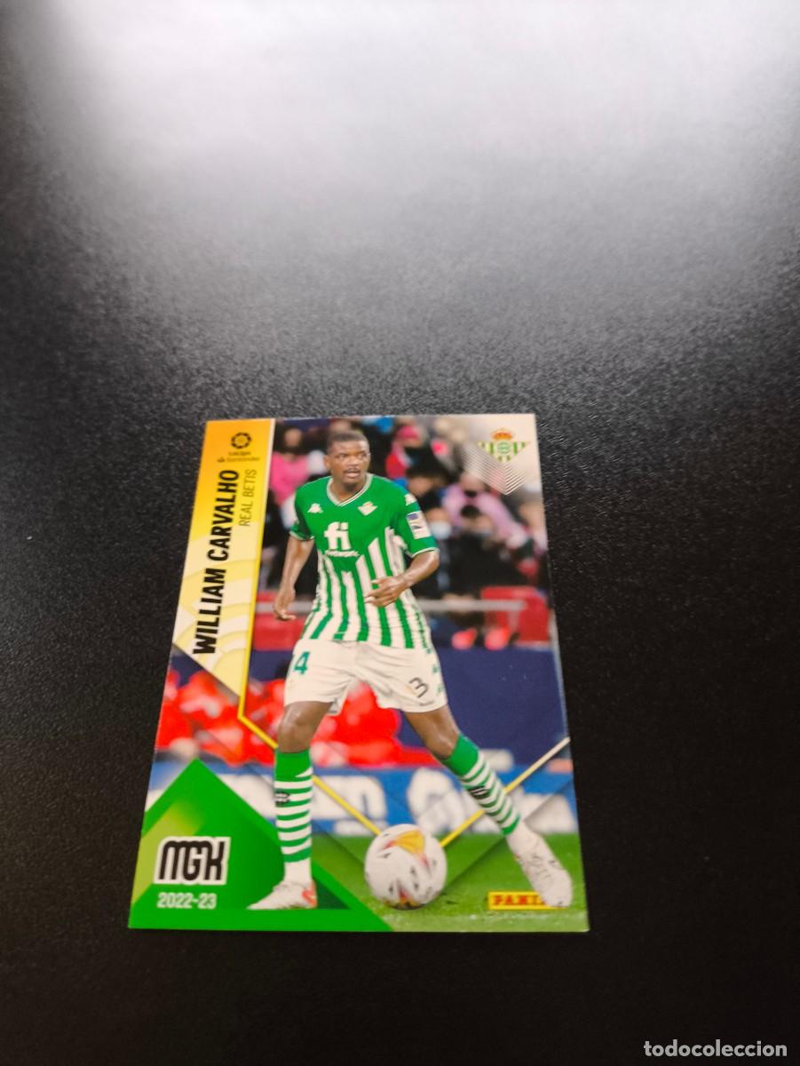 Cromos de f&uacute;tbol: 92 William Carvalho REAL BETIS PANINI LIGA MEGACRACKS MGK 2022 2023 22 23 NO ESTE ADRENALYN